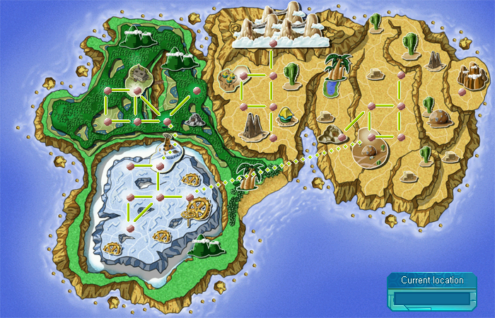 Digimon Digital World Map